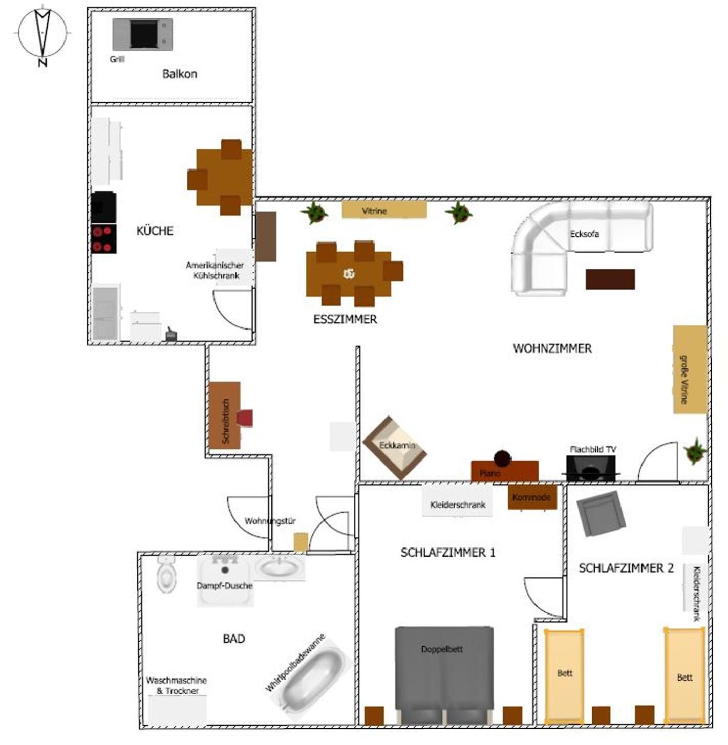 Komfort Ferienwohnung Biene Саарбрюккен Экстерьер фото